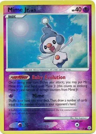 Mime Jr. [Reverse Holo] - Pokemon Diamond & Pearl #90