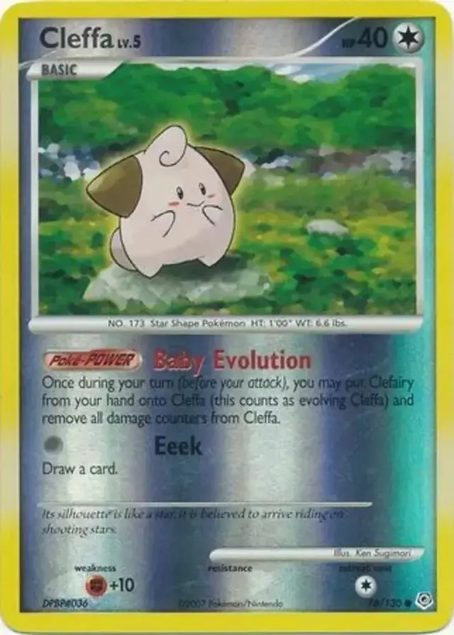 Cleffa [Reverse Holo] - Pokemon Diamond & Pearl #78