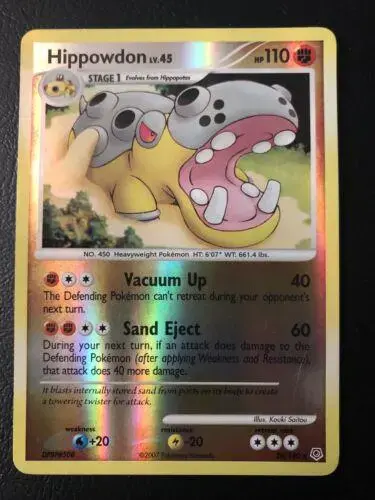 Hippowdon [Reverse Holo] - Pokemon Diamond & Pearl #29