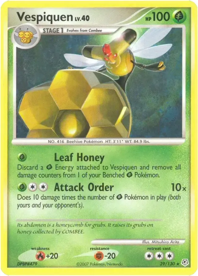Vespiquen - Pokemon Diamond & Pearl #39
