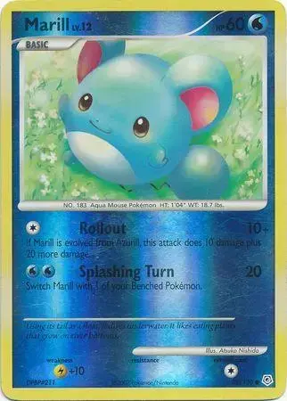 Marill [Reverse Holo] - Pokemon Diamond & Pearl #88