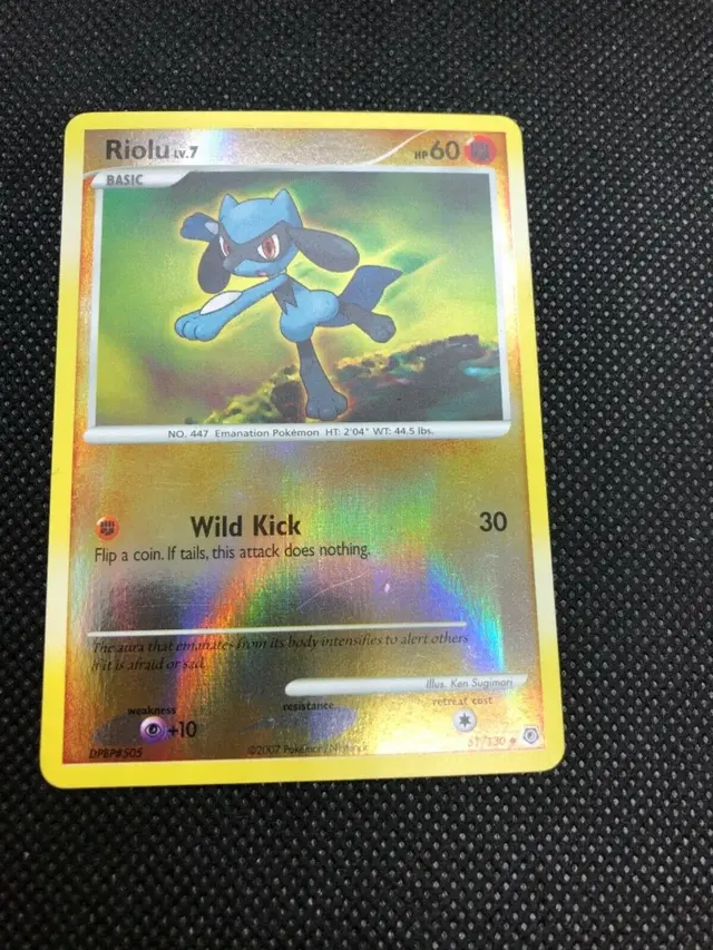 Riolu [Reverse Holo] - Pokemon Diamond & Pearl #61