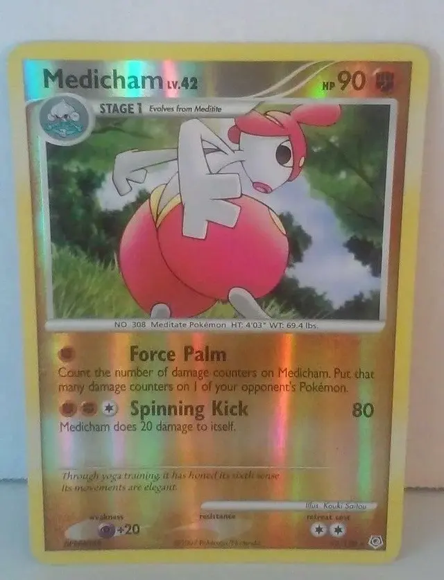 Medicham [Reverse Holo] - Pokemon Diamond & Pearl #32