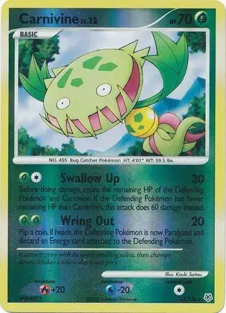 Carnivine [Reverse Holo] - Pokemon Diamond & Pearl #21