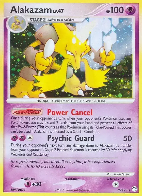 Alakazam - Pokemon Mysterious Treasures #2