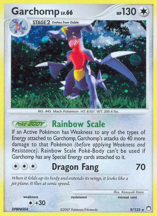 Garchomp - Pokemon Mysterious Treasures #9