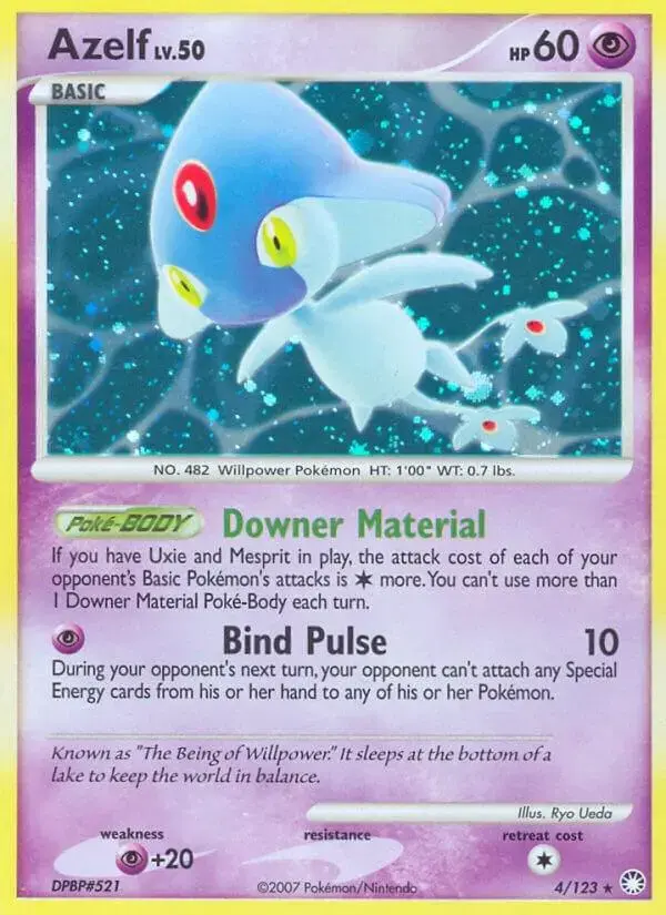 Azelf - Pokemon Mysterious Treasures #4