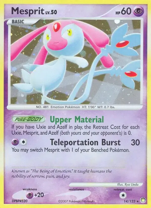 Mesprit - Pokemon Mysterious Treasures #14