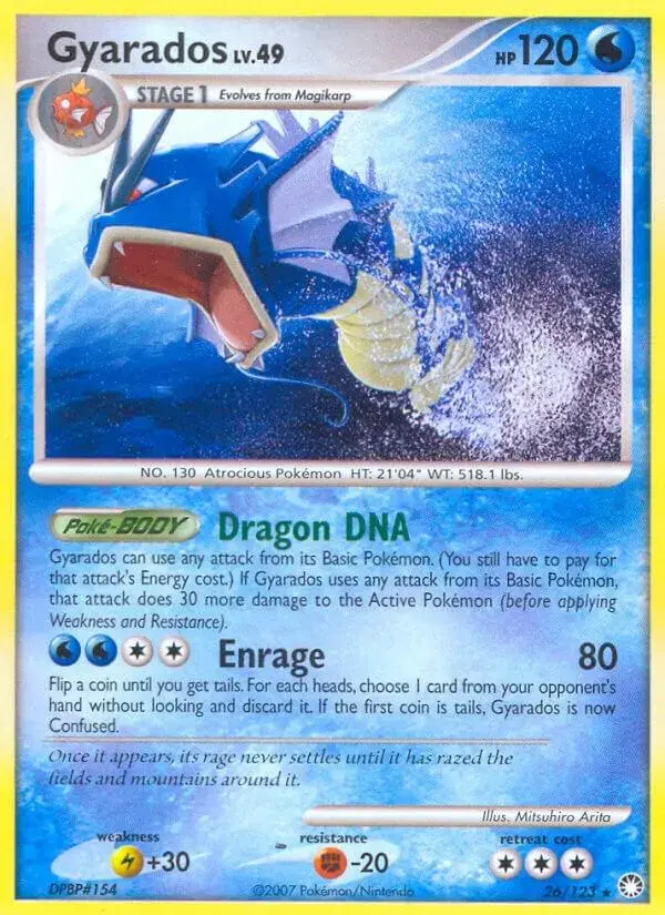 Gyarados - Pokemon Mysterious Treasures #26
