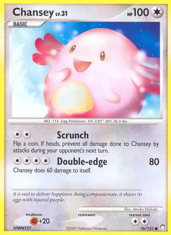 Chansey - Pokemon Mysterious Treasures #76