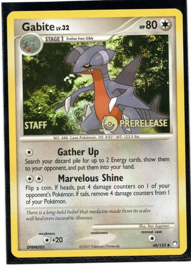 Gabite [Prerelease Staff]