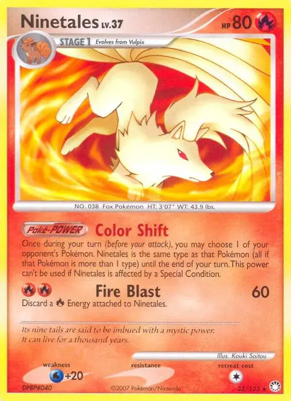 Ninetales - Pokemon Mysterious Treasures #32
