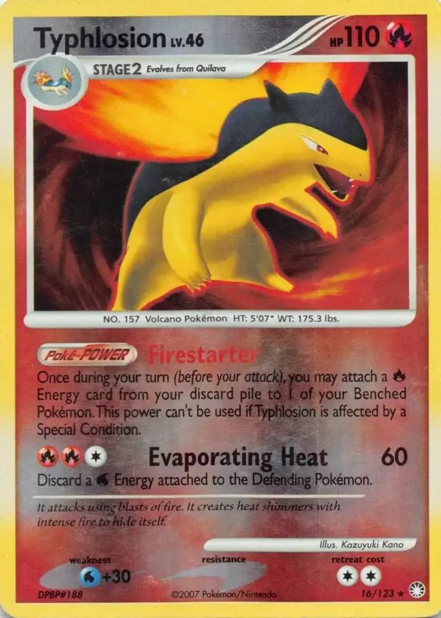 Typhlosion [Reverse Holo] - Pokemon Mysterious Treasures #16