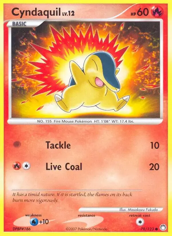 Cyndaquil - Pokemon Mysterious Treasures #79