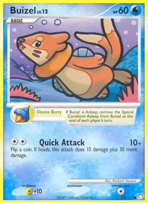 Buizel - Pokemon Mysterious Treasures #75