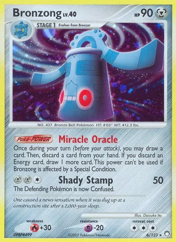 Bronzong - Pokemon Mysterious Treasures #6