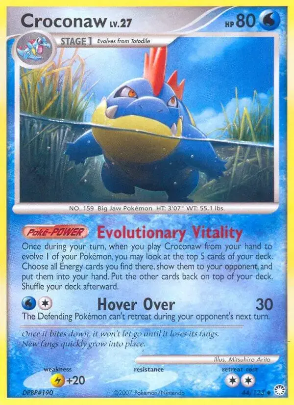 Croconaw - Pokemon Mysterious Treasures #44