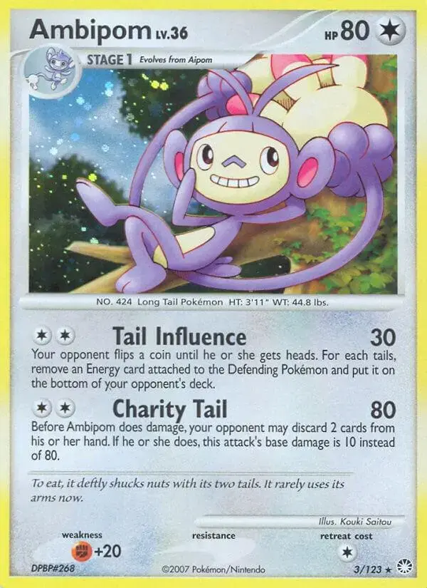 Ambipom - Pokemon Mysterious Treasures #3