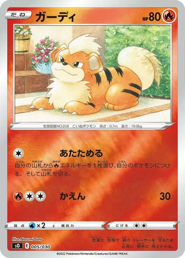 Growlithe - Pokemon Japanese Charizard Rayquaza #5