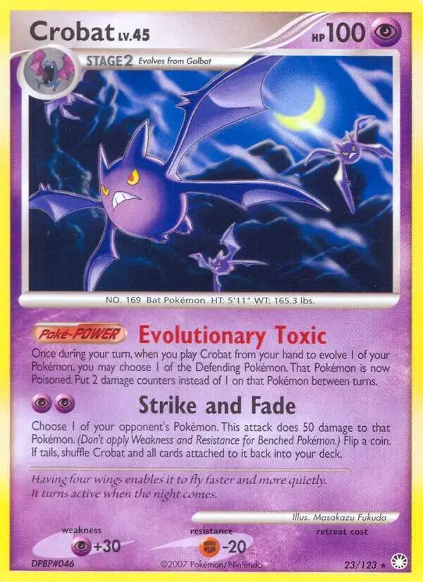 Crobat - Pokemon Mysterious Treasures #23
