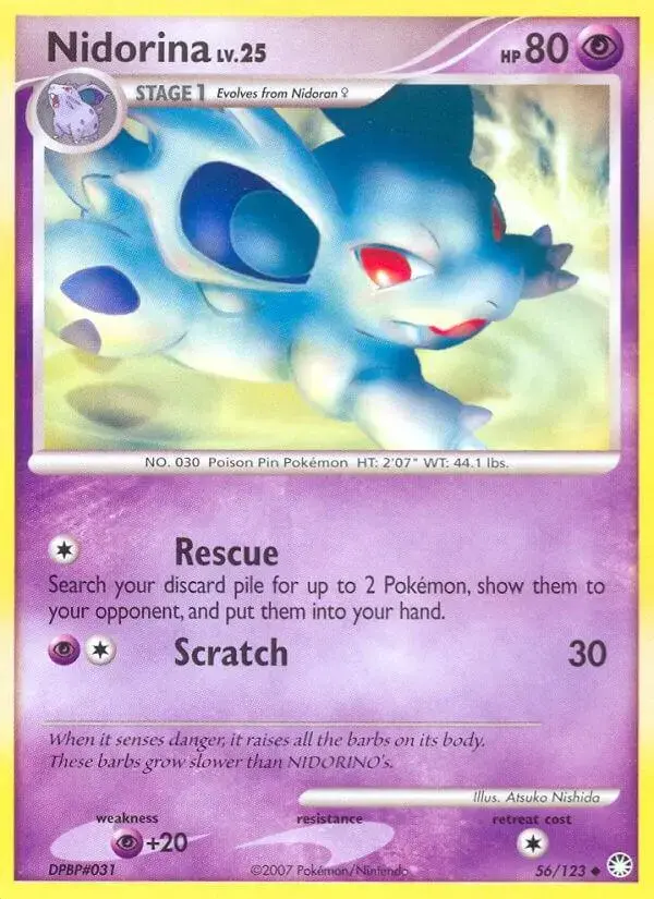 Nidorina - Pokemon Mysterious Treasures #56
