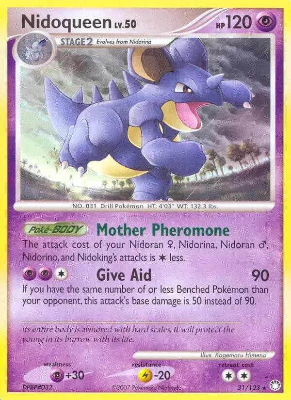 Nidoqueen - Pokemon Mysterious Treasures #31