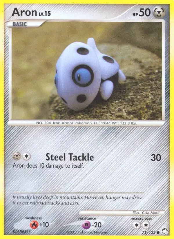 Aron - Pokemon Mysterious Treasures #71