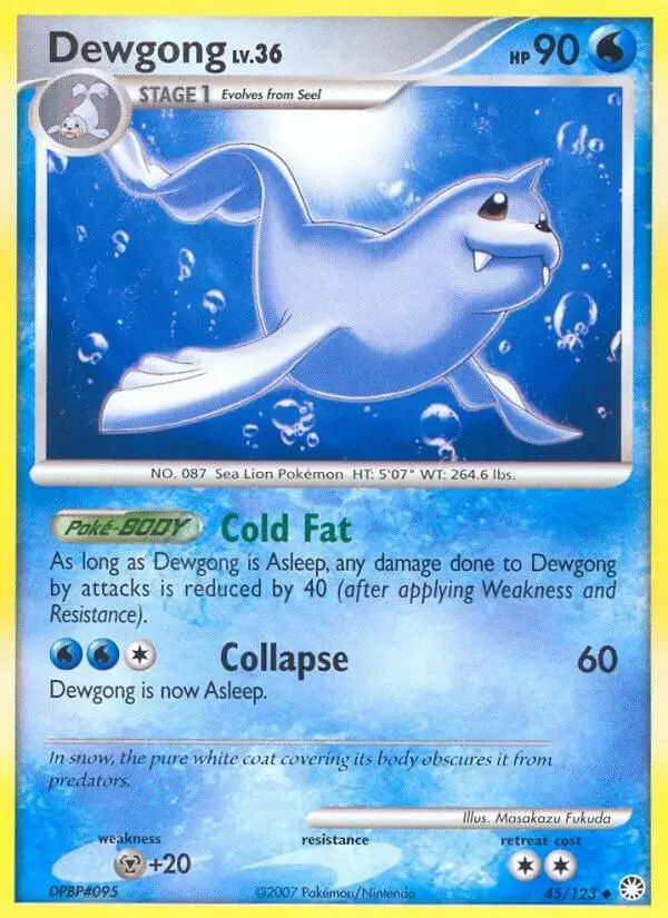 Dewgong - Pokemon Mysterious Treasures #45