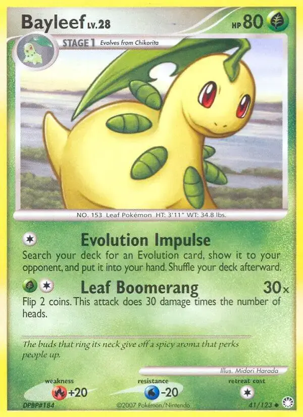 Bayleef - Pokemon Mysterious Treasures #41