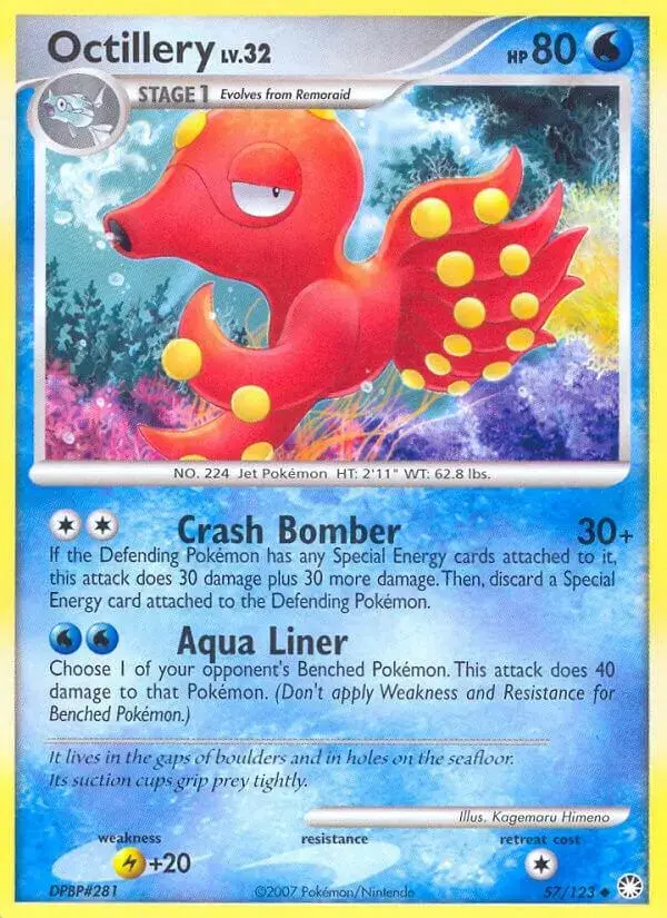 Octillery - Pokemon Mysterious Treasures #57