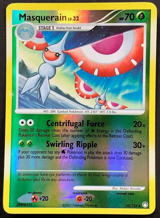 Masquerain [Reverse Holo] - Pokemon Mysterious Treasures #55