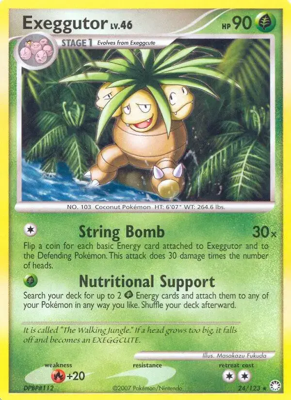 Exeggutor - Pokemon Mysterious Treasures #24