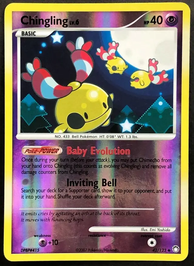 Chingling [Reverse Holo] - Pokemon Mysterious Treasures #42