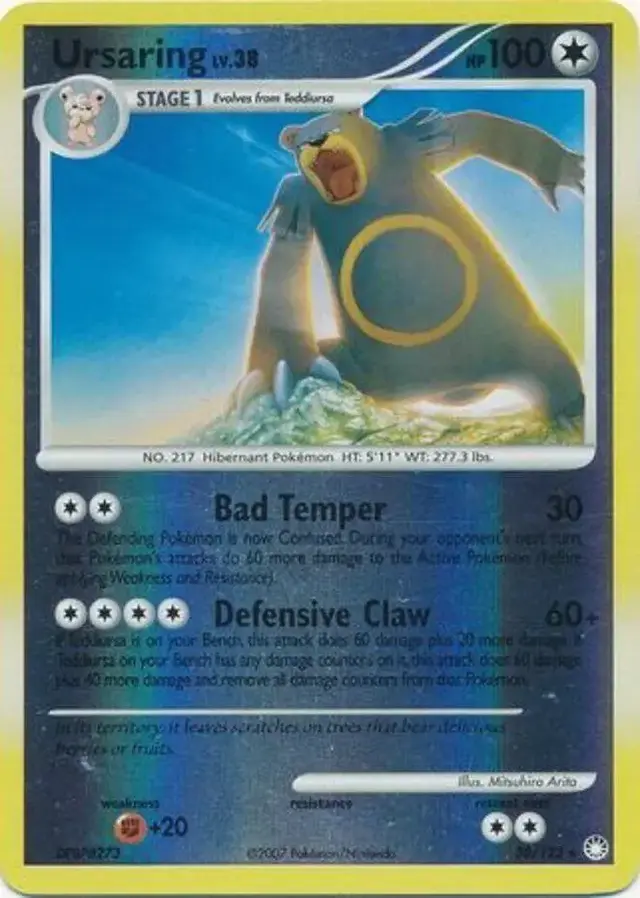 Ursaring [Reverse Holo] - Pokemon Mysterious Treasures #38
