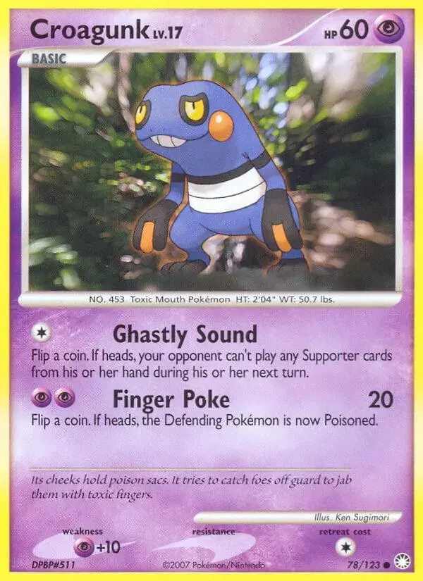 Croagunk - Pokemon Mysterious Treasures #78
