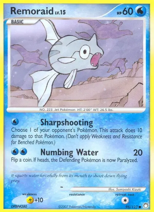 Remoraid - Pokemon Mysterious Treasures #95
