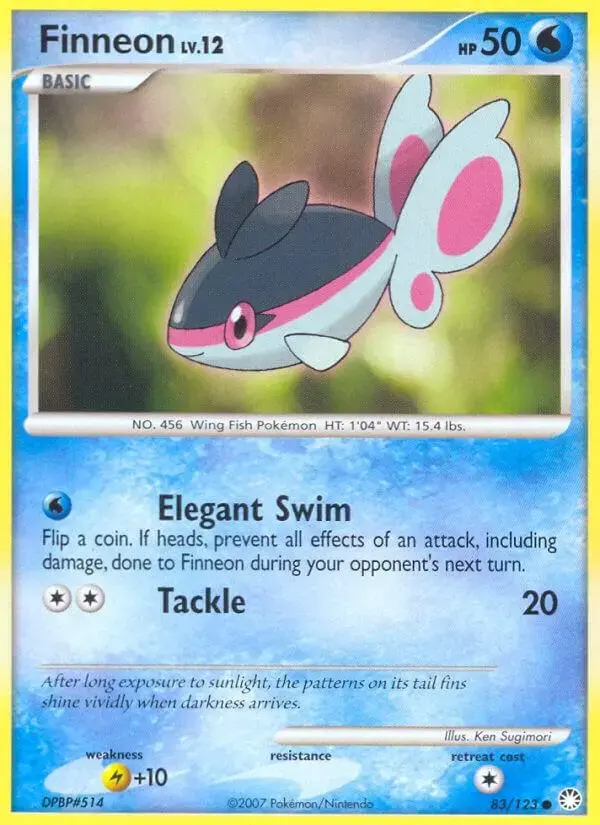Finneon - Pokemon Mysterious Treasures #83