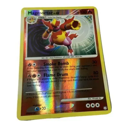 Magmortar [Reverse Holo] - Pokemon Mysterious Treasures #12