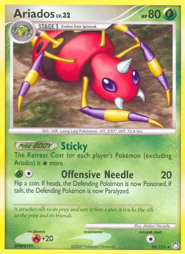 Ariados - Pokemon Mysterious Treasures #20
