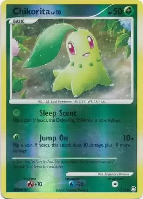 Chikorita [Reverse Holo] - Pokemon Mysterious Treasures #77