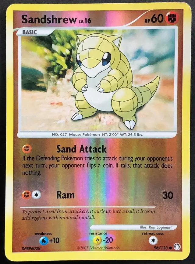 Sandshrew [Reverse Holo] - Pokemon Mysterious Treasures #96