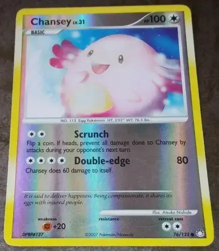 Chansey [Reverse Holo] - Pokemon Mysterious Treasures #76