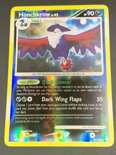 Honchkrow [Reverse Holo] - Pokemon Mysterious Treasures #10