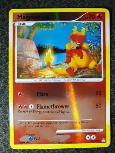 Magmar [Reverse Holo] - Pokemon Mysterious Treasures #54