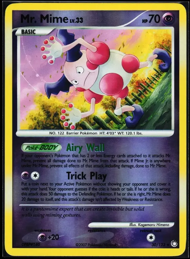 Mr. Mime [Reverse Holo] - Pokemon Mysterious Treasures #30