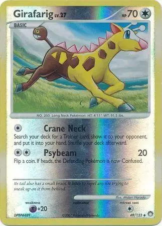 Girafarig [Reverse Holo] - Pokemon Mysterious Treasures #49