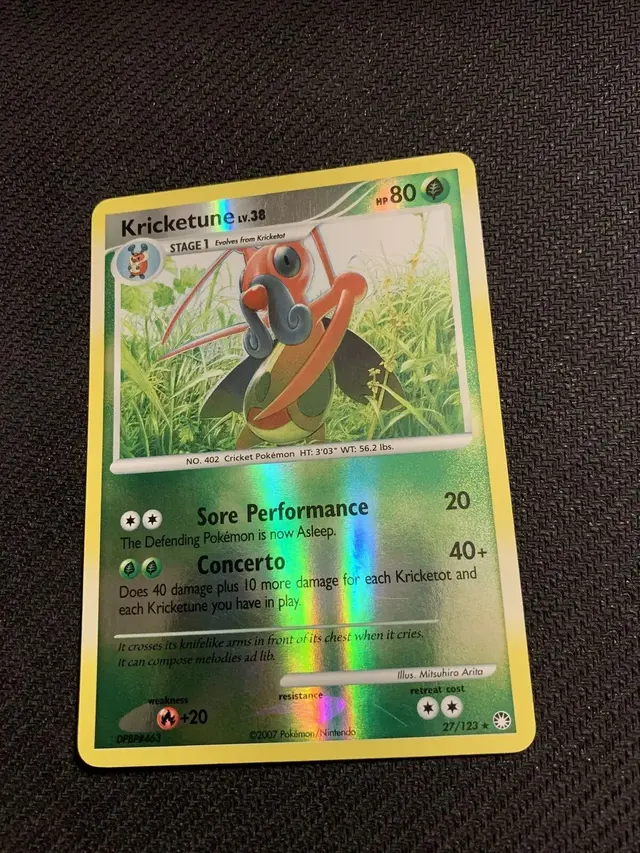 Kricketune [Reverse Holo] - Pokemon Mysterious Treasures #27
