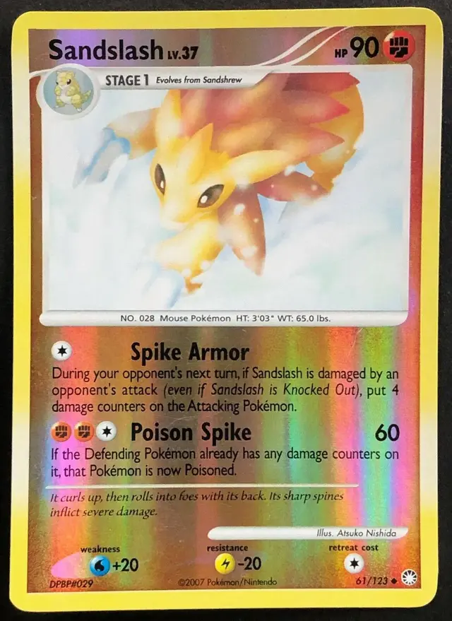 Sandslash [Reverse Holo] - Pokemon Mysterious Treasures #61