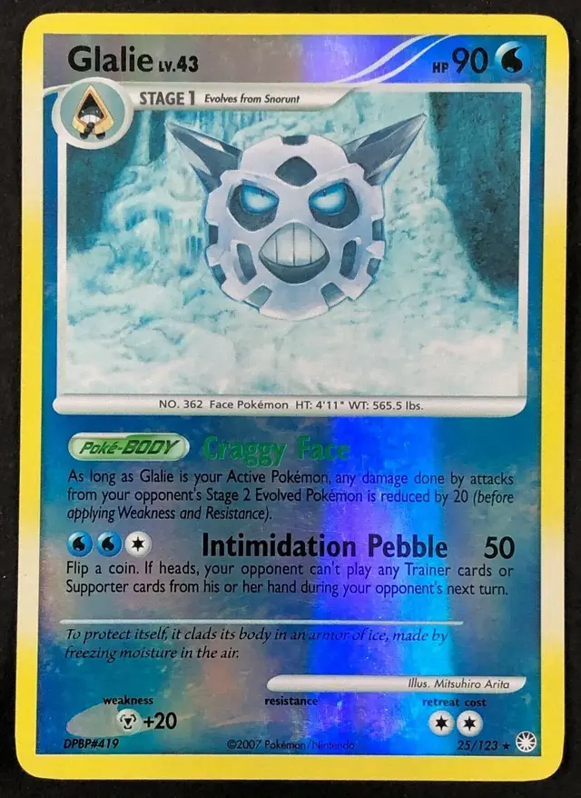 Glalie [Reverse Holo] - Pokemon Mysterious Treasures #25