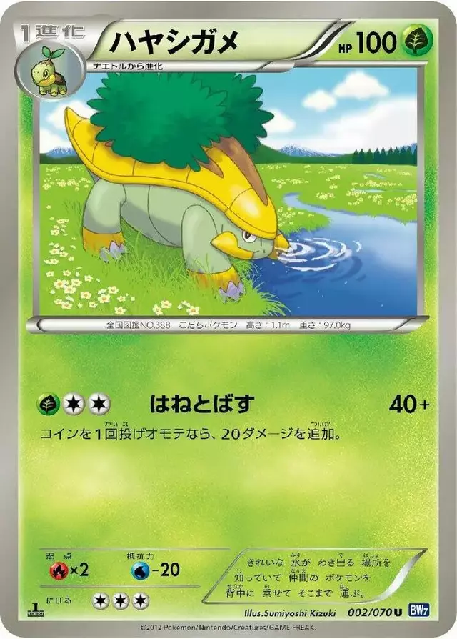 Grotle [1st Edition] - Pokemon Japanese Plasma Gale #2